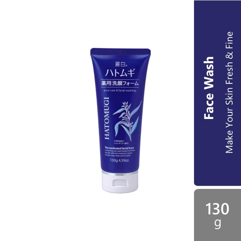 Hatomugi Medicated Face Wash 130G