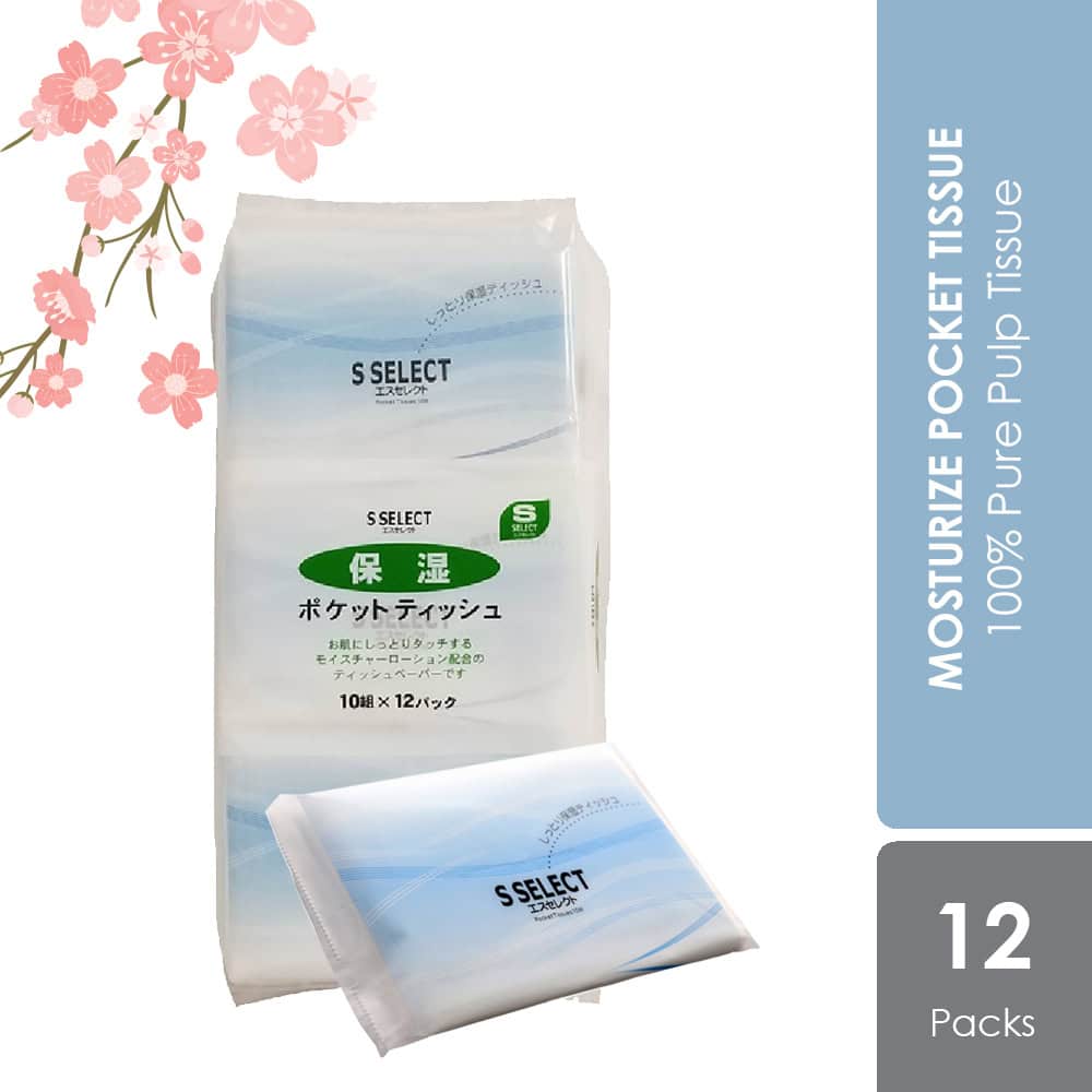 S Select Moisturizing Pocket Tissue