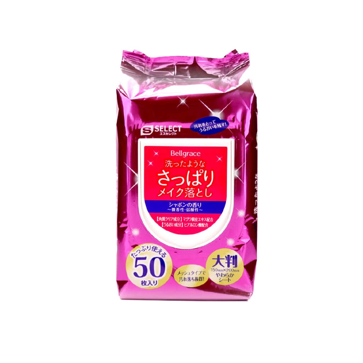 S SELECT BELLGRACE REFRESHING MAKEUP REMOVER SHEET